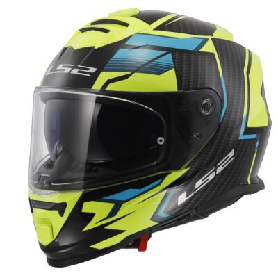 LS2 FF800 STORM II-06 TRACKER helma černá/H-V-žlutá vel.M
